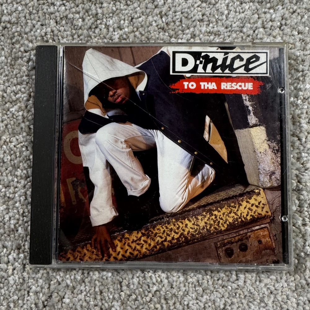 D-Nice To Tha Rescue CD 1991 Jive Records Hip Hop KRS-ONE CRC J2 1466
